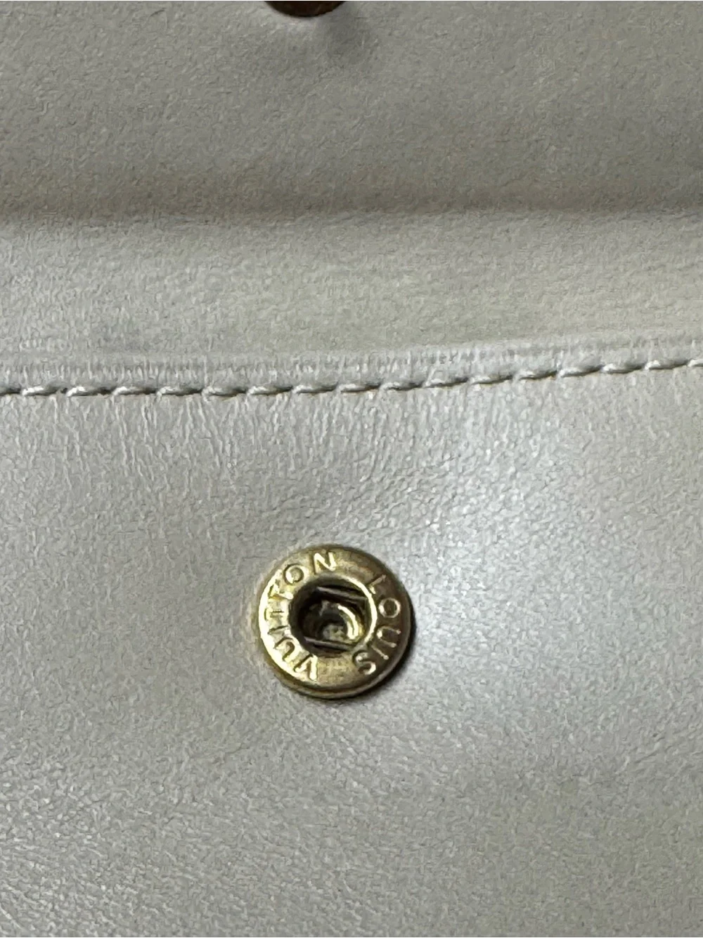 Louis Vuitton Black Patent Vernis Monogram Mini Zip Wallet with LV Storage Box
